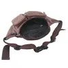 579 Riñonera de Lona para Exteriores Ocio Deportes Bolsa para Teléfono Bolsa de Pecho Múltiples Compartimentos Cremallera Bolso Cruzado de Almacenamiento Hecho a Medida