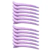 Grampos de cabelo especiais para cabeleireiro, grampos bico de pato, grampos de ponta longa, para seccionar e posicionar o cabelo no salão, grampos de mola para estilizar franjas sem marcar