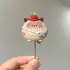 Pingente de Boneca Fofo Pacote de Material DIY Tricô à Mão Crochê Crochê Presentes Feitos à Mão para Passar o Tempo
