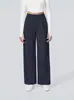 Amazon 2025 Otoño Nueva Moda Femenina Transfronteriza Europea y Americana Casual Color Sólido Bolsillo Holgado Traje Pantalón Versátil Ropa Casual
