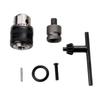 Juego de portabrocas 5 piezas mango cuadrado Vástago martillo eléctrico taladro de impacto accesorios para herramientas eléctricas llave cabezal de conversión juego de 6 piezas