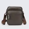 Nuevo Producto de Comercio Exterior Bolso de Hombro de Gama Alta para Hombre Bolso Cruzado Simple de Negocios Bolso de Hombro Pequeño Portátil para Viajes Bolso Cuadrado Pequeño Moderno