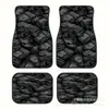 Alfombrillas de Piso para Coche de Terciopelo de Cristal Estilo Americano Transfronterizas Temu, Populares en Plataformas de Comercio Electrónico, Fáciles de Limpiar, Juego de Cuatro Piezas, Universales para Uso Transfronterizo