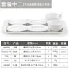 Restaurante de Comida Rápida Vajilla Bol Pequeño y Plato Set Cafetería Escolar Comercial Melamina Estilo Chino Autoservicio Plato de Comida Rápida Bol de Arroz Plástico