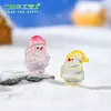 Boneco de Papai Noel Luminous Fofo de Novo Produto Transfronteiriço Decoração DIY Fofa Acessórios para Pendurar Micro Paisagem Pequenos Enfeites