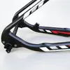 Quadro de Bicicleta de Montanha Carbono Vermelho Preto Quadro de Bike MTB Quadro de Bicicleta Eixo Passante 142x12 29er