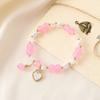 Pulseira de Cristal Elegante Versátil Ins Feminina Super Fada Pedra da Lua Pulseira Pulseira Melhor Amigo de Casal Acessórios de Joalheria
