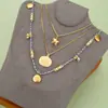 Nuevo Colgante Geométrico de Estrella de Acero Inoxidable Estéreo 3D Etiqueta de Pulsera de Collar Semi-Terminado DIY