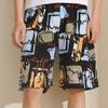 Pantalones de pijama de verano de algodón y seda para hombre, pantalones cortos casuales finos, sueltos, para uso exterior, para el hogar, pantalones deportivos de talla grande