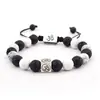 AliExpress Pulsera de Piedra de Lava Volcánica de 8 mm Piedra Natural Emperador Pulsera de Moda para Pareja Outlet de Fábrica