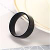 Joyería de Acero Inoxidable Transfronteriza Anillo Liso 8mm Acero Titanio Anillo Suave Se Puede Grabar DIY Anillo de Negocios para Hombre