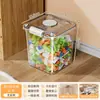 Caja de Almacenamiento Transparente para Juguetes, Organizador de Snacks, Cesta de Plástico para Ropa, Cubo de Almacenamiento, Cubo de Almacenamiento para Juguetes Infantiles