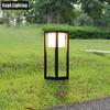 Lámpara de césped LED para exteriores, inserto de suelo, luz para jardín, villa, pasillo, patio, jardín, paisaje, luz impermeable, cuadrada, de aluminio