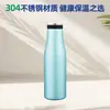 Botella Pequeña de Coca-Cola Estilo Americano de Moda, Taza Térmica Portátil de Alto Valor, Botella de Agua para Viajes al Aire Libre y Deportes, Personalizable