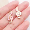 Aleación de Goteo de Aceite Accesorios para Instrumentos Musicales Piano Guitarra Llavero Pulsera Collar Colgante Hecho a Mano DIY