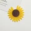 Acessórios de Cocar de Girassol de Feltro Flores Crianças Bebê Presilha de Primavera Acessórios de Cabelo Acessórios de Vestuário Presilha de Cabelo