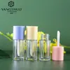 Atacado Frascos Vazios de Gloss para Lábios 2ml, Tubos Redondos Mini, Tubos de Gloss para Lábios, Materiais de Embalagem, Tubos de Gloss para Lábios de Maquiagem, Fabricante de Frascos Reabastecíveis