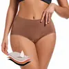 Calcinhas Menstruais Absorventes de 4 Camadas 100Lm com Furos Respiráveis, à Prova de Vazamento, de Cintura Alta para Mulheres Ufeel Underwear