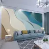 Papel tapiz de fondo de pared para dormitorio de lujo estilo nórdico, tela decorativa de pared con arte abstracto, mural para pared de sala de estar, sofá, TV