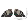 Mz1051-1080 Pegatinas de Esquina de Pájaros y Palomas de Madera Transfronterizas para Puertas y Ventanas del Hogar, Pegatinas de Pared Decorativas de Animales