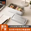 Caja Cuadrada de Hojalata con Tapa a Presión Caja Metálica para Pastel de Piña Pastel de Mousse Caja Metálica para Galletas Dulces de Boda Envase Metálico Esmerilado