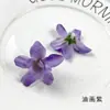Flores de Jacinto Simuladas Cabezas DIY Tela de Seda Espuela de Caballero Flores Falsas Decoración de Salón de Bodas Diferencia de Precio Ropa Prendas de Vestir Sombrero Paquete de Materiales