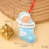 2026 Pingente de Resina de Natal para Família DIY Nome Escrito à Mão Osso de Cachorro de Natal Decoração de Árvore de Natal Personalização