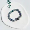 Pulsera de Cerámica Jingdezhen Nueva Pulsera de Cerámica Estilo Chino Joyería Hecha a Mano Cuerda Estilo Tíbet Puesto de Pulseras Jingdezhen