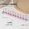 Base Acrílica con Soporte Elevado para Puntas de Uñas, Soporte Fijo para Puntas de Uñas, Soporte de Exhibición Grande y Pequeño para Herramientas de Uñas