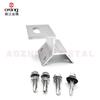Techo de Teja de Acero Color Trapezoidal Abrazadera Comercial Fotovoltaica Accesorios de Nueva Energía Aleación de Aluminio Forma de T Abrazadera