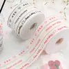 Cinta de Hilo Inglés Mansester Cinta con Letras Cinta Floral de Flores Cinta para Empaquetar Regalos Decoración de Pasteles de Cumpleaños Cinta