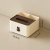 Caja de pañuelos creativa para sala de estar, mesa de centro, caja de almacenamiento ligera de lujo, escritorio, almacenamiento multifuncional, control remoto, mesita de noche, caja de papel