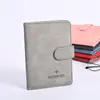 En Stock Porta Pasaporte Anti-Desmagnetización Piel PU Multifuncional Porta Tarjeta SIM Bolsita para Documentos Estuche de Cuero Billetera para Pasaporte Porta Tarjetas Personalizado