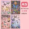 Suministro Directo de Fábrica Cuaderno Blanco A5 de Alta Calidad Diario Creativo Estilo Ins Estudiante Lindo Cuaderno Rayado Personalizable