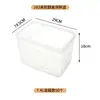 Caja de Almacenamiento Transparente con Tapa abatible Comercial para Conservar la Frescura Plástico de Grado Alimenticio Caja con Tapa abatible Refrigerador Caja Sellada para Porcionar Frutas, Verduras e Ingredientes