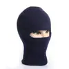 Em estoque atacado chapéu de tricô acrílico de aba larga para ciclismo de furo único, máscara facial de inverno à prova de vento estilo pirata, gorro de lã para esqui