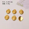 Prata S925 Banhada a Ouro Patch Cinco por Zaki Dapeng Pássaro Acessórios Pulseira Colar Pulseira Acessórios de Joia diy