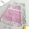 Delantal Medio de Lona Estilo Coreano Anti-Manchas y Resistente a las Manchas Delantal Medio Cocina Hogar Catering Trabajo Ropa de Trabajo Especial para Mujeres