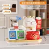 Adornos de gato de la suerte recolectan dinero código de barras de tienda mostrador de caja decoración de gato de la suerte regalo de inauguración de tienda nueva