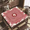 Tapete de Mesa para Mahjong Estilo Americano Transfronterizo, Tamaño Grande, Engrosado, A prueba de Sonido, Reductor de Ruido, Fácil de Cuidar, Tapete de Mesa para Mahjong y Juegos de Cartas