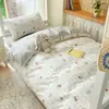 2026 Nuevo Modelo Clase A Algodón Puro Estilo Fresco Juego de Tres Piezas para Estudiantes, Juego de Seis Piezas para Cama Individual de Dormitorio