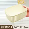 Cesta de Almacenamiento de Artículos Varios para Escritorio Tejida de Mimbre Sintético Cesta de Almacenamiento de Bocadillos y Juguetes para el Hogar y la Cocina Cesta de Almacenamiento Organizadora de Gran Capacidad