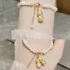 2023 Suceden cosas buenas Pulsera de perlas de cacahuete Año de nacimiento femenino Luz Pulsera de nicho de lujo Pulsera de la suerte Año Nuevo