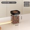Frasco Sellado de Presión para Granos, Plástico de Grado Alimenticio al Vacío a Prueba de Humedad, Frasco de Almacenamiento para Productos Secos de Cocina, Snacks y Té