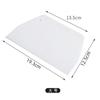 Espátula de plástico raspador trapezoidal raspador polvo de salchicha pastel crema cortador de fideos herramienta para hornear cuchillo para hornear fideos cocina doméstica
