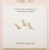 LZ Nueva Manicura de Corte Alto Joyería de Circonita Lazo Cinta Conservación del Color Lujo Ligero Blanco Cristalino Mariposa Diamante para Uñas Joyería