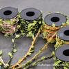 Directo de fábrica, disponible, cuerda de cera de hoja verde, hecha a mano, bricolaje, simulación de bosque, ratán decorativo, trenzado de hoja, cuerda de cáñamo
