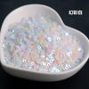 Lentejuelas de cristal redondas de 2/3/4 mm para joyería DIY, vestido de novia cosido a mano, cuentas transparentes de escamas de pez, cuentas de PVC