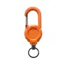 Mosquetón Retráctil Multicolor de Tirón Fácil para Aventura al Aire Libre, Cable de Acero de Alta Resiliencia, Colgante Antirrobo