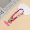 Cordão de pulso para celular, clipe para capa de celular, almofada para alça de mão, porta-cartões portátil, corda resistente anti-perda, cordão de pulso